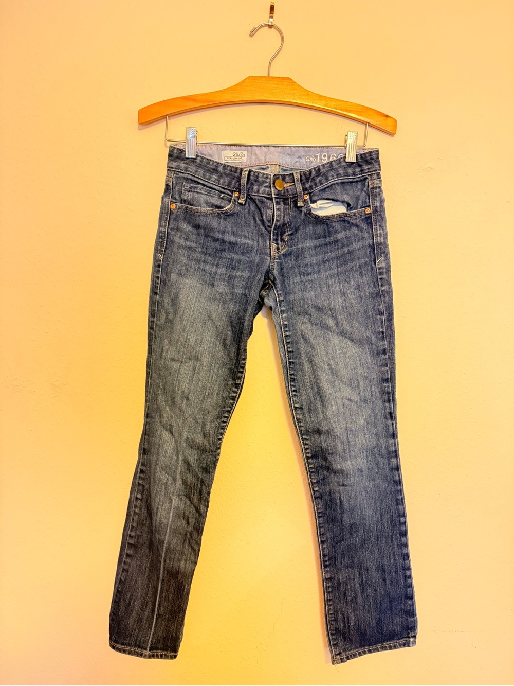 Women’s Skinny Distressed Blue Jeans